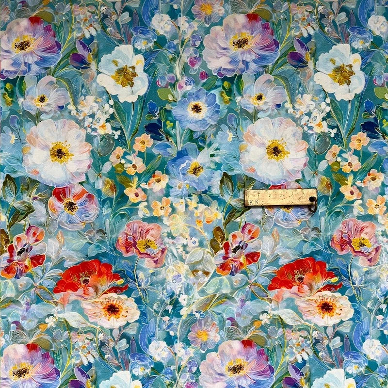 Chinese Style Printed 100% Cotton Poplin Fabric – 150cm Wide, Sold by the Meter for Quilting, Clothing & DIY