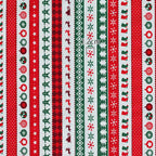Christmas Twill Cotton Fabric – Santa, Trees & Holiday Prints, 0.5m x 1.6m