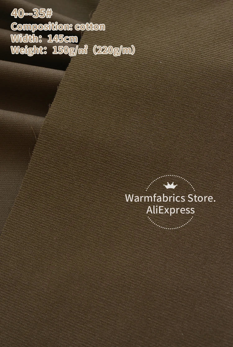 145*50cm/Pcs In Stock 21 Corduroy Fabric Cotton High Quality Plain Cotton Corduroy Fabric for Clothing