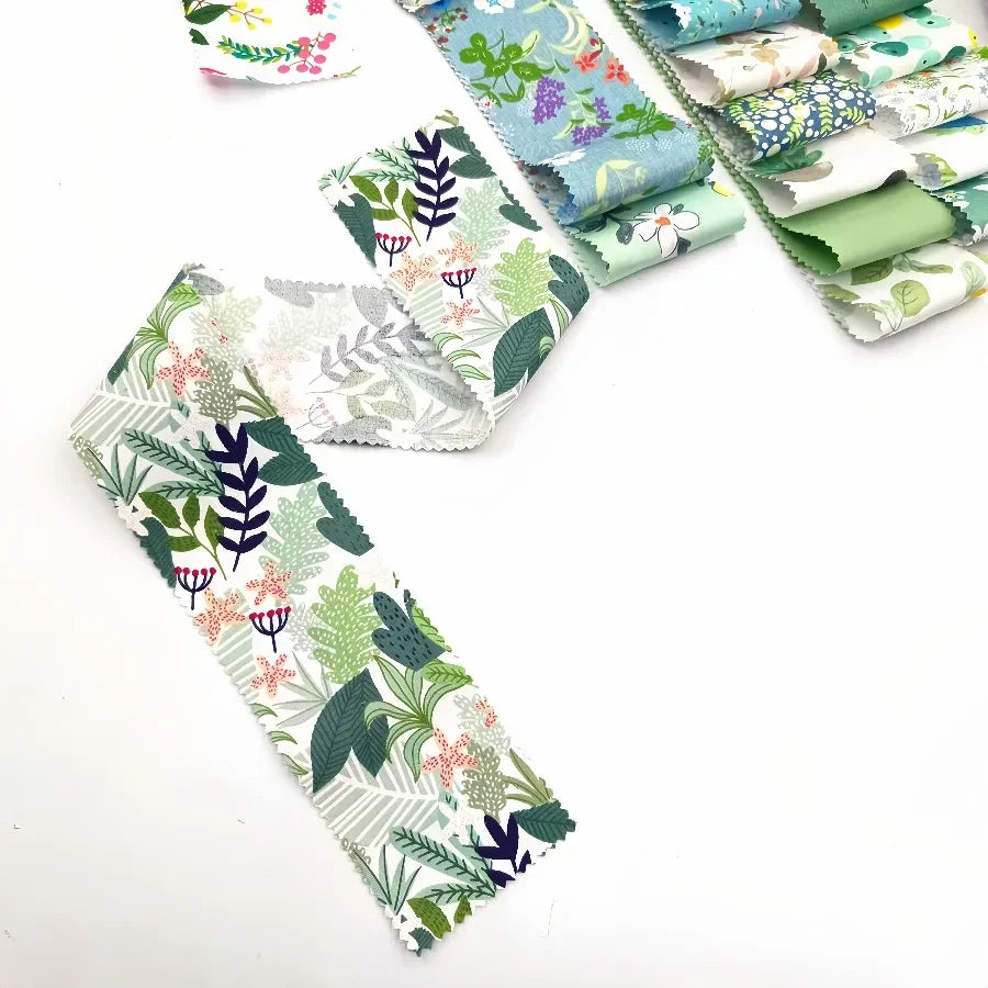 40 Precut Fabric Strips – 2.52" × 19.63" | Quilting & Sewing
