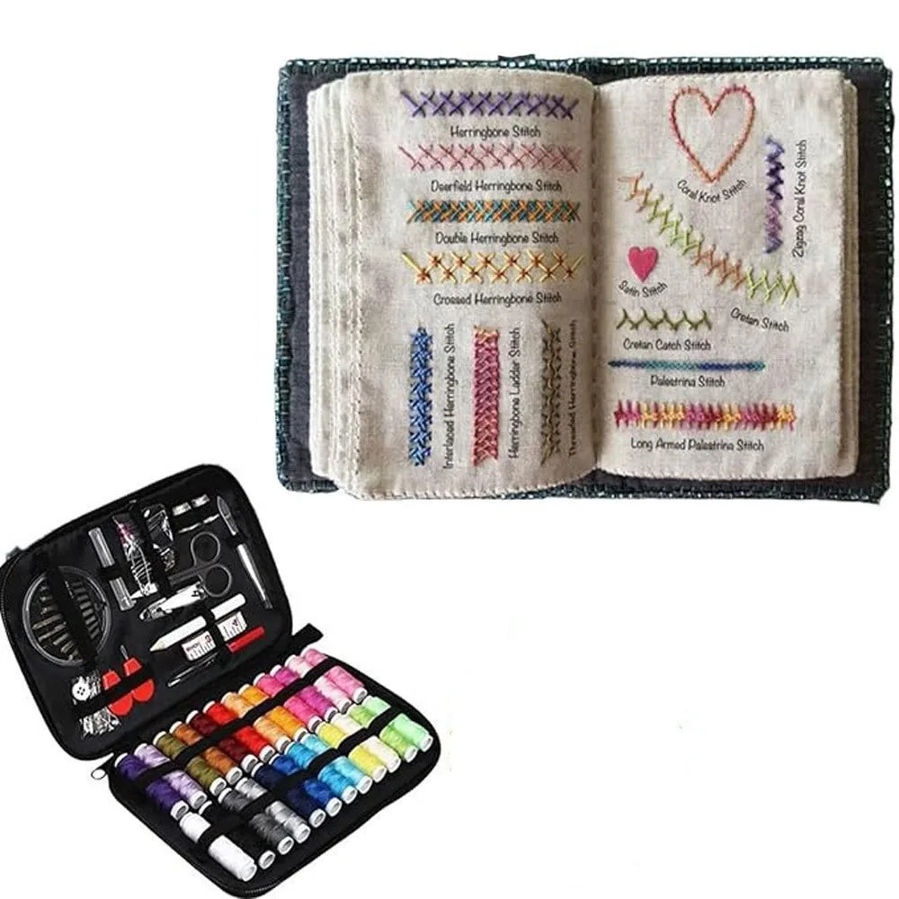 Embroidery Stitch Guide Book – Beginner-Friendly Canvas DIY Sewing Reference for Hobbyists
