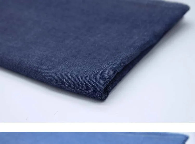 Thin Denim Fabric | Cotton Polyester Blend | 50×145cm | Quilting & Sewing