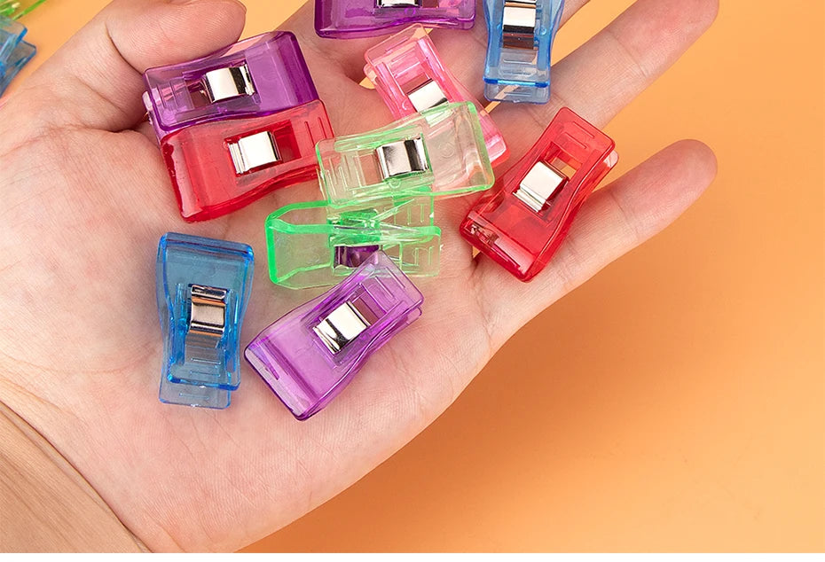 QJH Premium Sewing Clips – ABS Plastic | Assorted Colors | 4 Pack Sizes