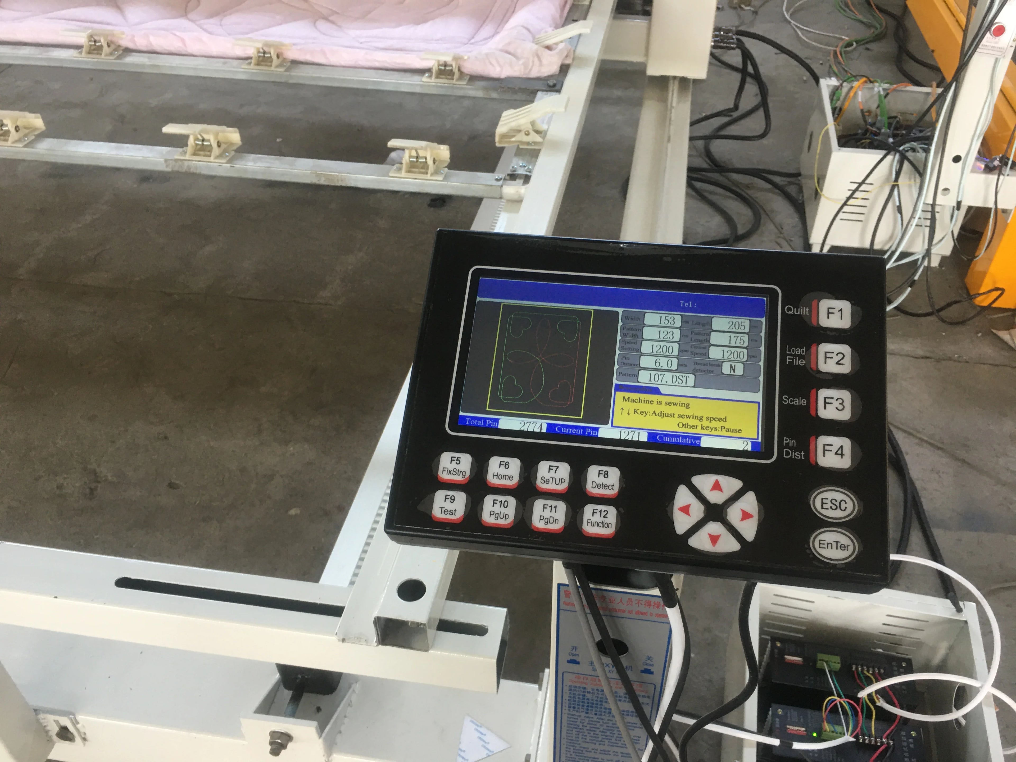 Single Needle Longarm Quilting Machine