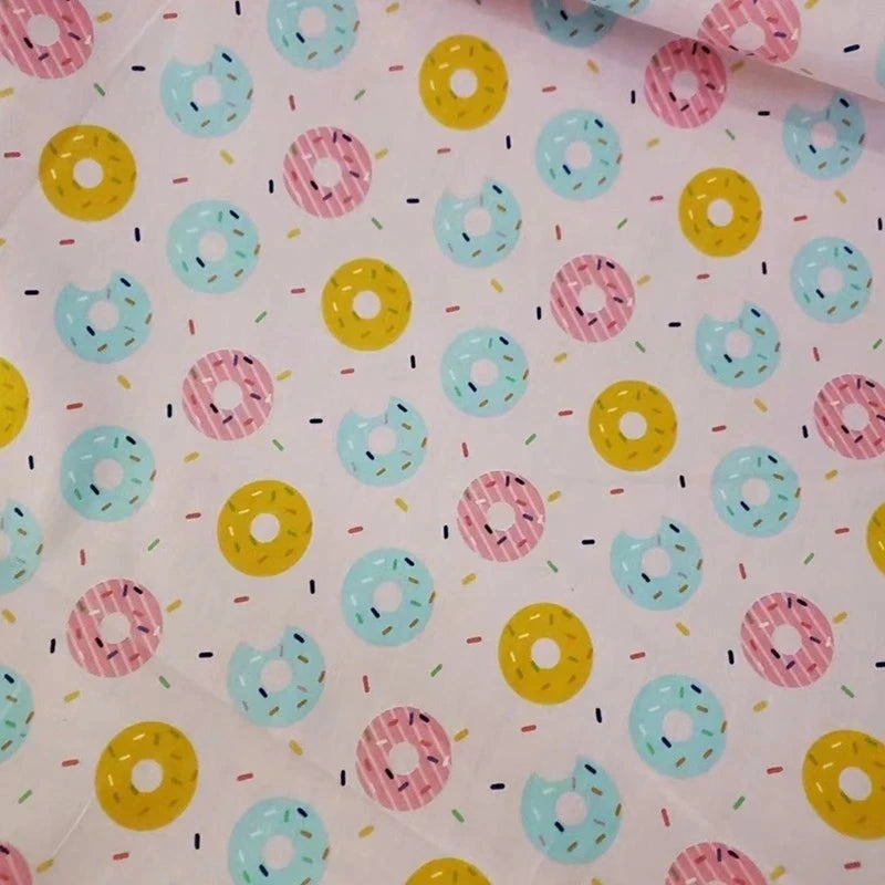Cute Cartoon Print 100% Cotton Twill Fabric — 160cm Wide