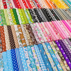 150 Pcs Colorful Precut Fabric Squares – 4" x 4" (10x10cm) for Quilting, Patchwork & Scrapbooking
