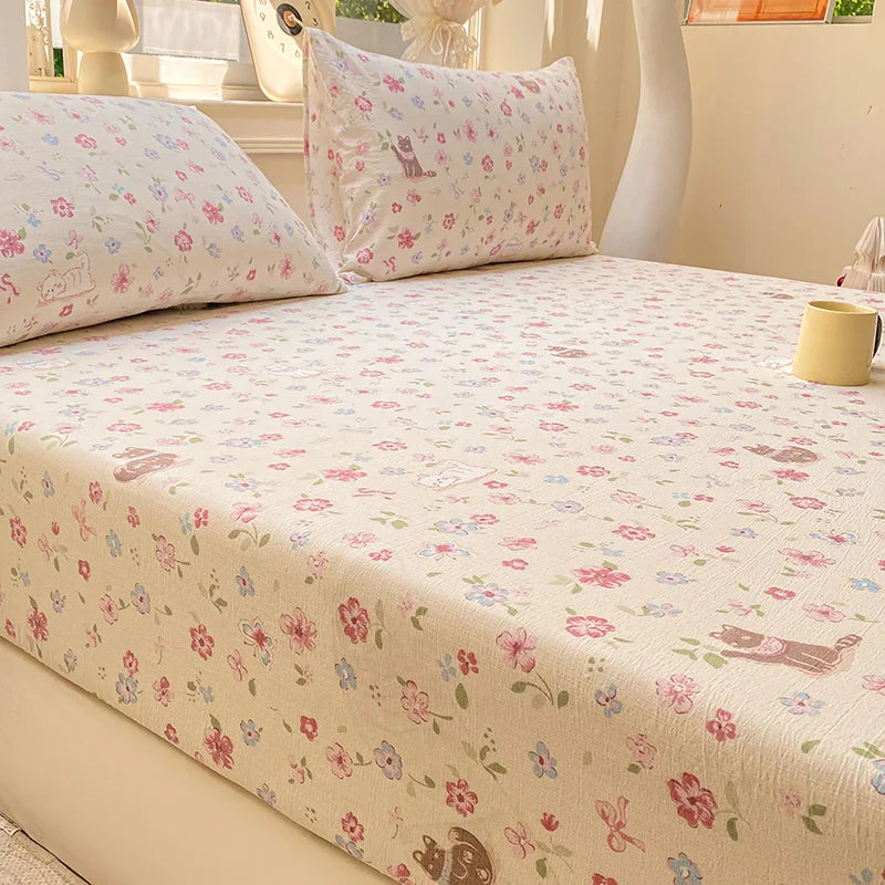 Polyester Microfiber Fitted Sheet Sets – 2-Piece or 3-Piece