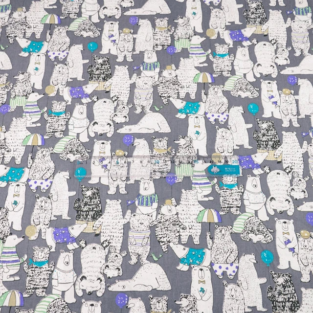 Booksew Cotton Fabric Fat Quarter – Floral, Animal & Cartoon Prints, 20×25cm