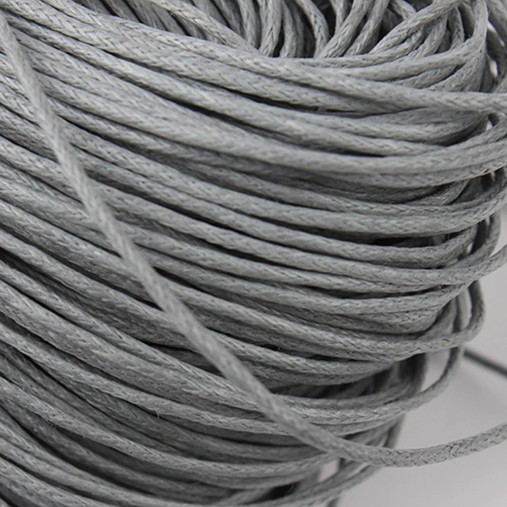 Waxed Cotton Beading Cord – 1mm, 70m Spool | 15 Colors | Bracelets, Necklaces & DIY Jewelry