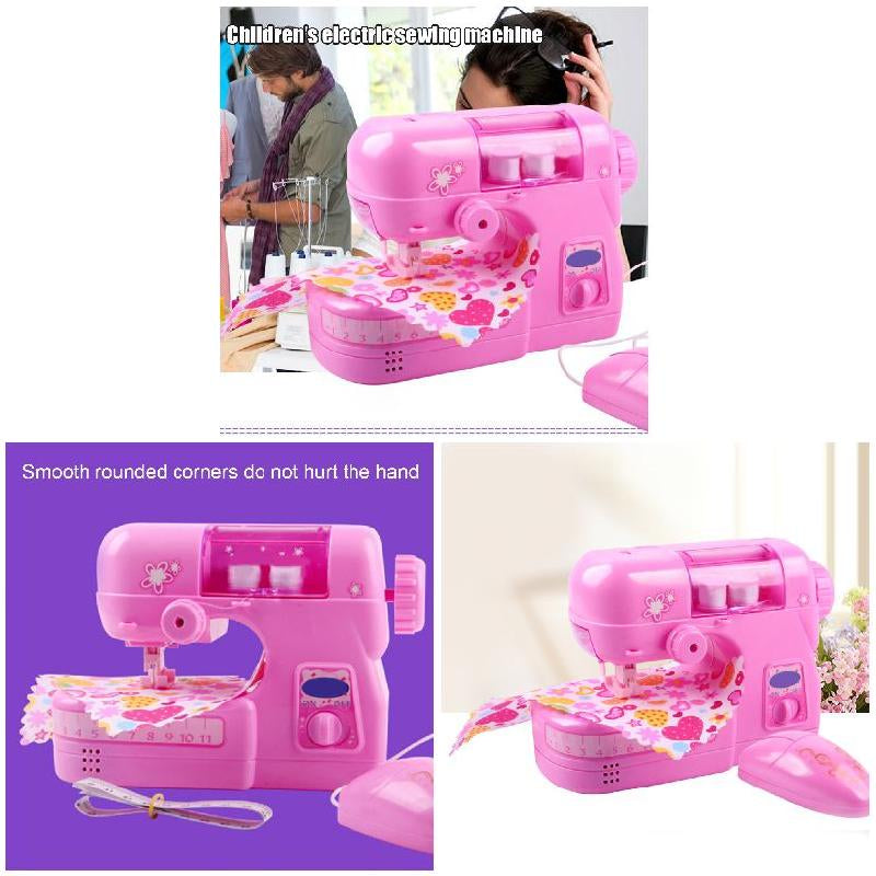 Children's Electric Sewing Machine – Real Stitching, Lights & Sound, Ages 7–14
