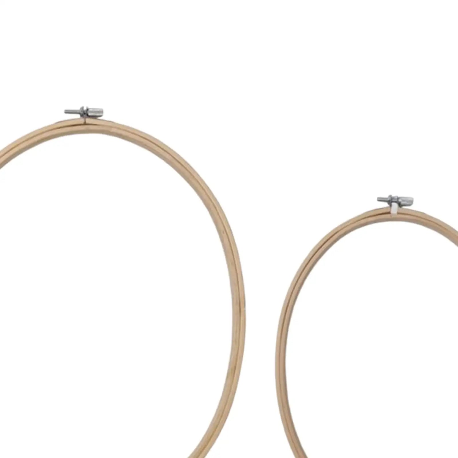 Oval Embroidery Hoops — Set of 3