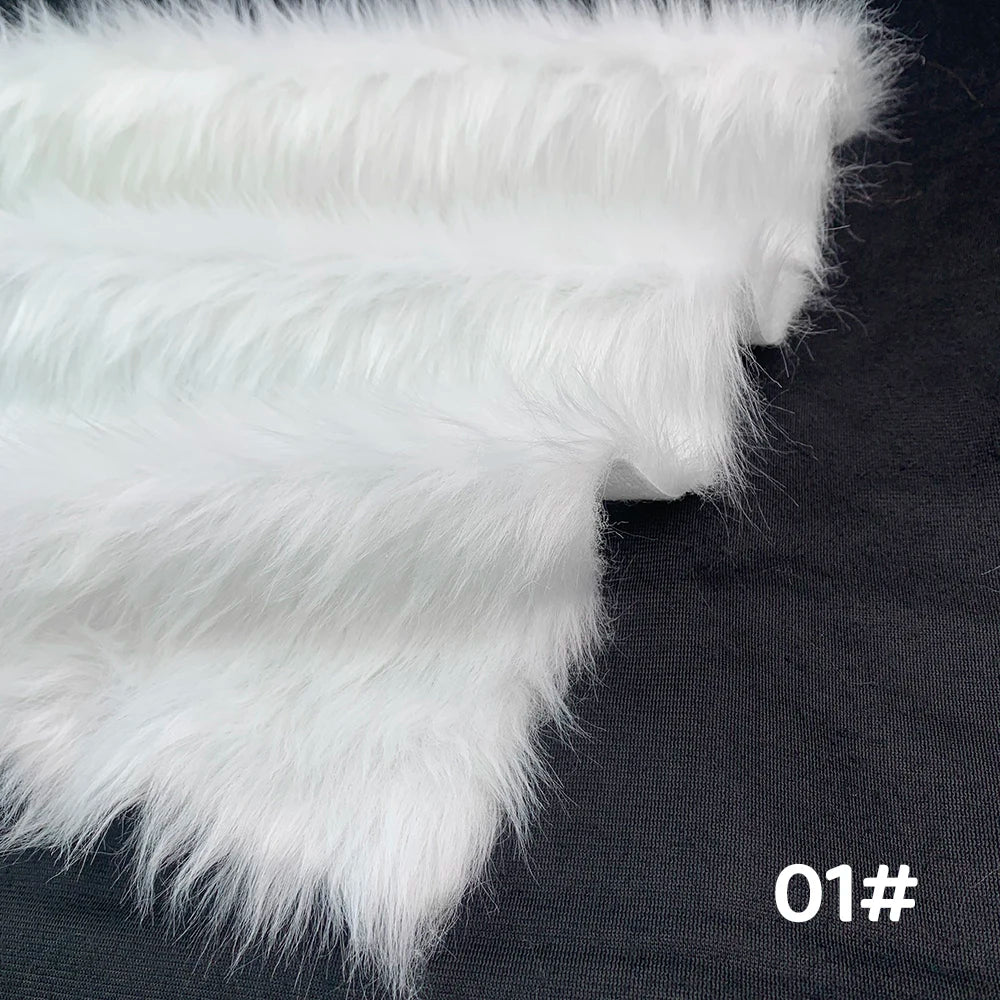 Tela de Pelo Sintético de 2.5cm de Largo – 30x50cm, Cosplay & Fursuit, 23 Colores