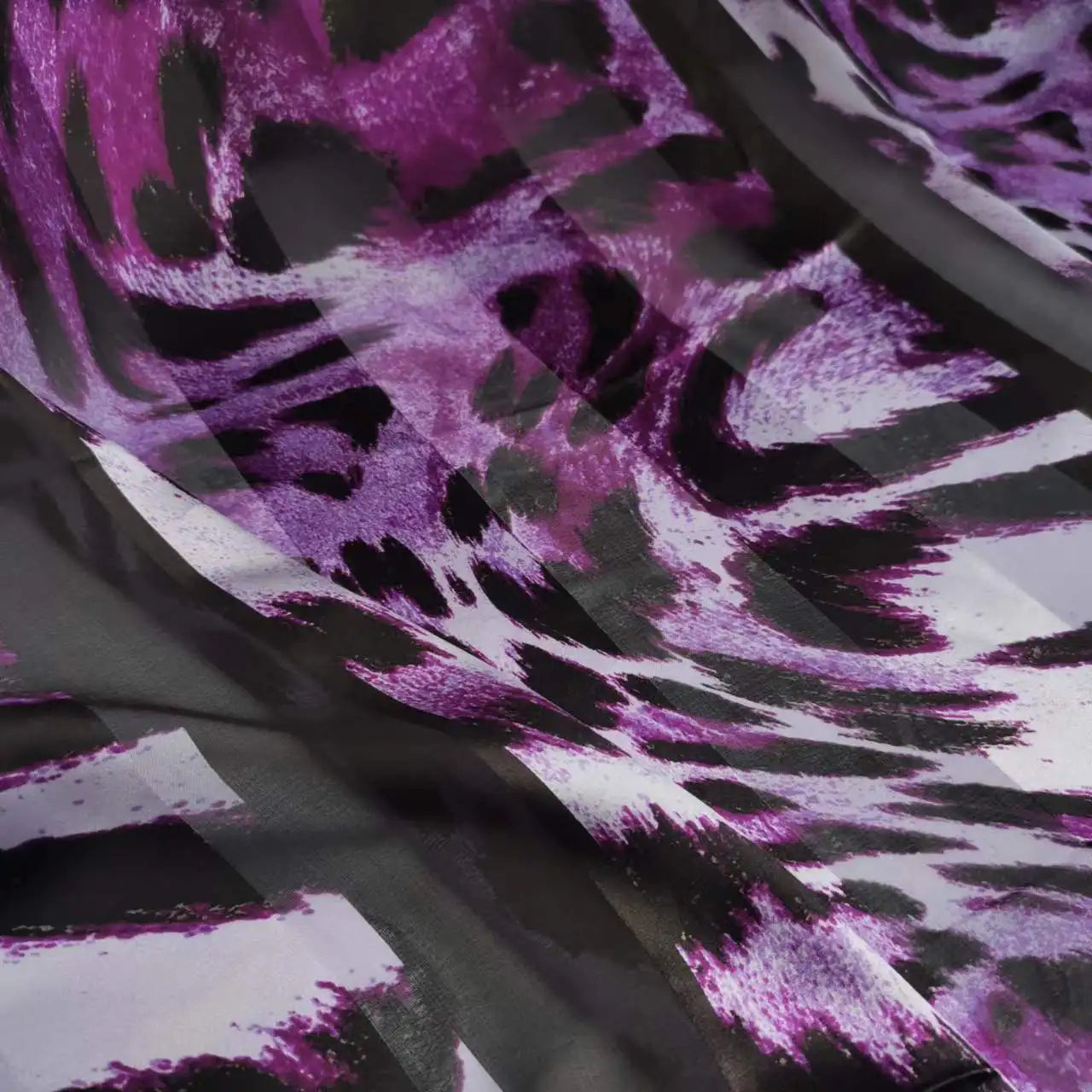 Floral Print Silk-Cotton Blend Fabric – 135cm Wide, 9-10mm | Dresses, Blouses & Luxury DIY Sewing