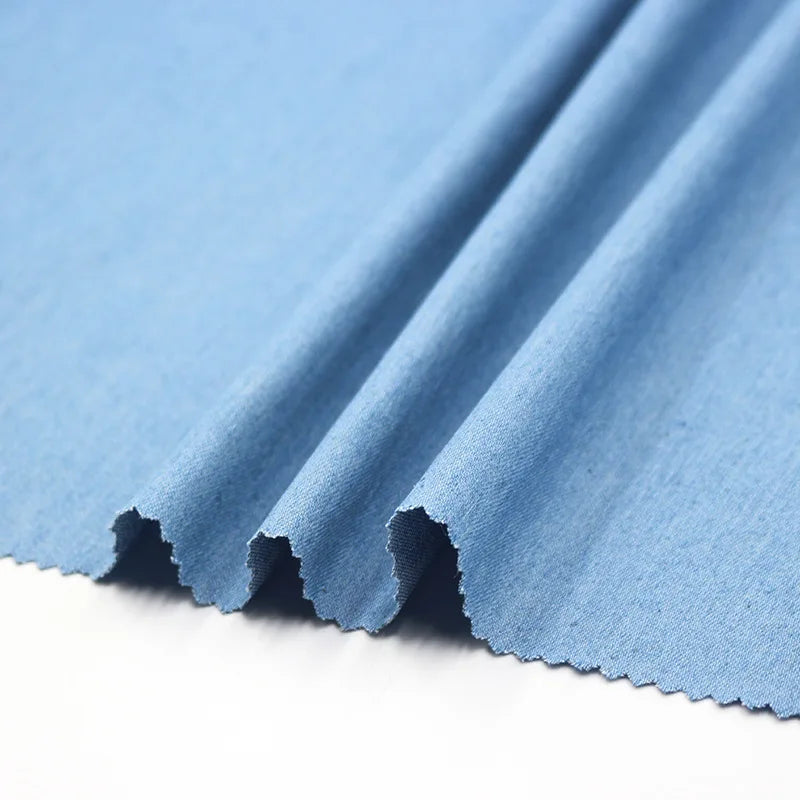 Thin Denim Fabric | Cotton Polyester Blend | 50×145cm | Quilting & Sewing