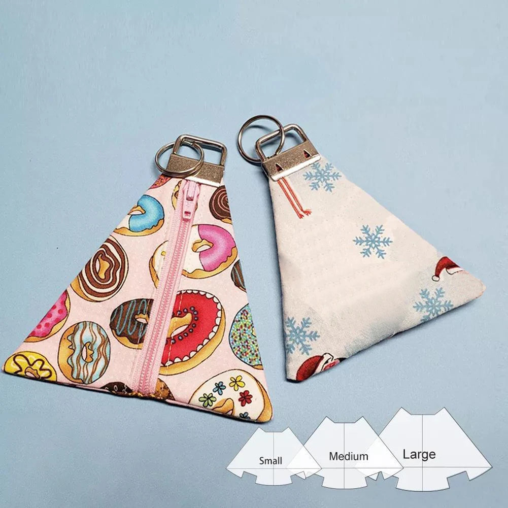Acrylic Key Pouch Quilting Template — Cute Bag Pattern