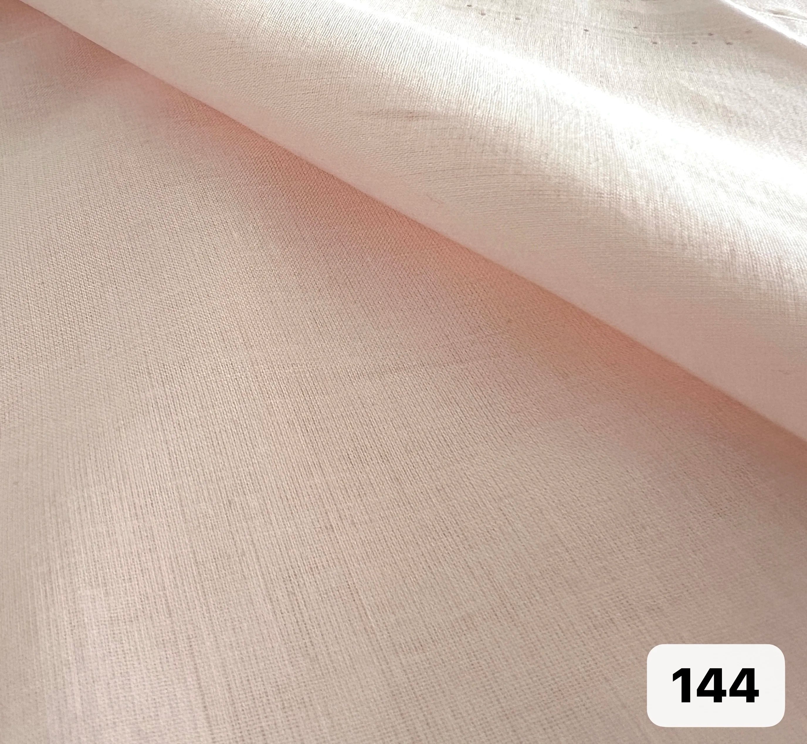 80S High-Count Combed Cotton Fabric – 100% Cotton, 140 cm Wide