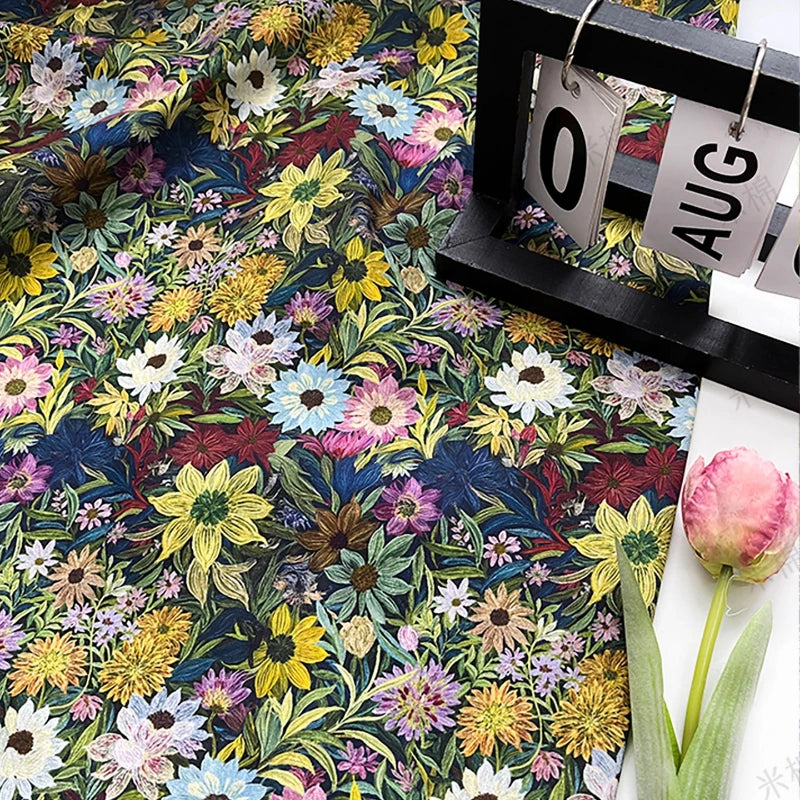 Chinese Style Cotton Print Fabric | 150cm Wide | Sold by the Meter