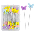 Nickel-Plated Dressmaking Pins for Sewing & Patchwork – 50 or 100 Pcs