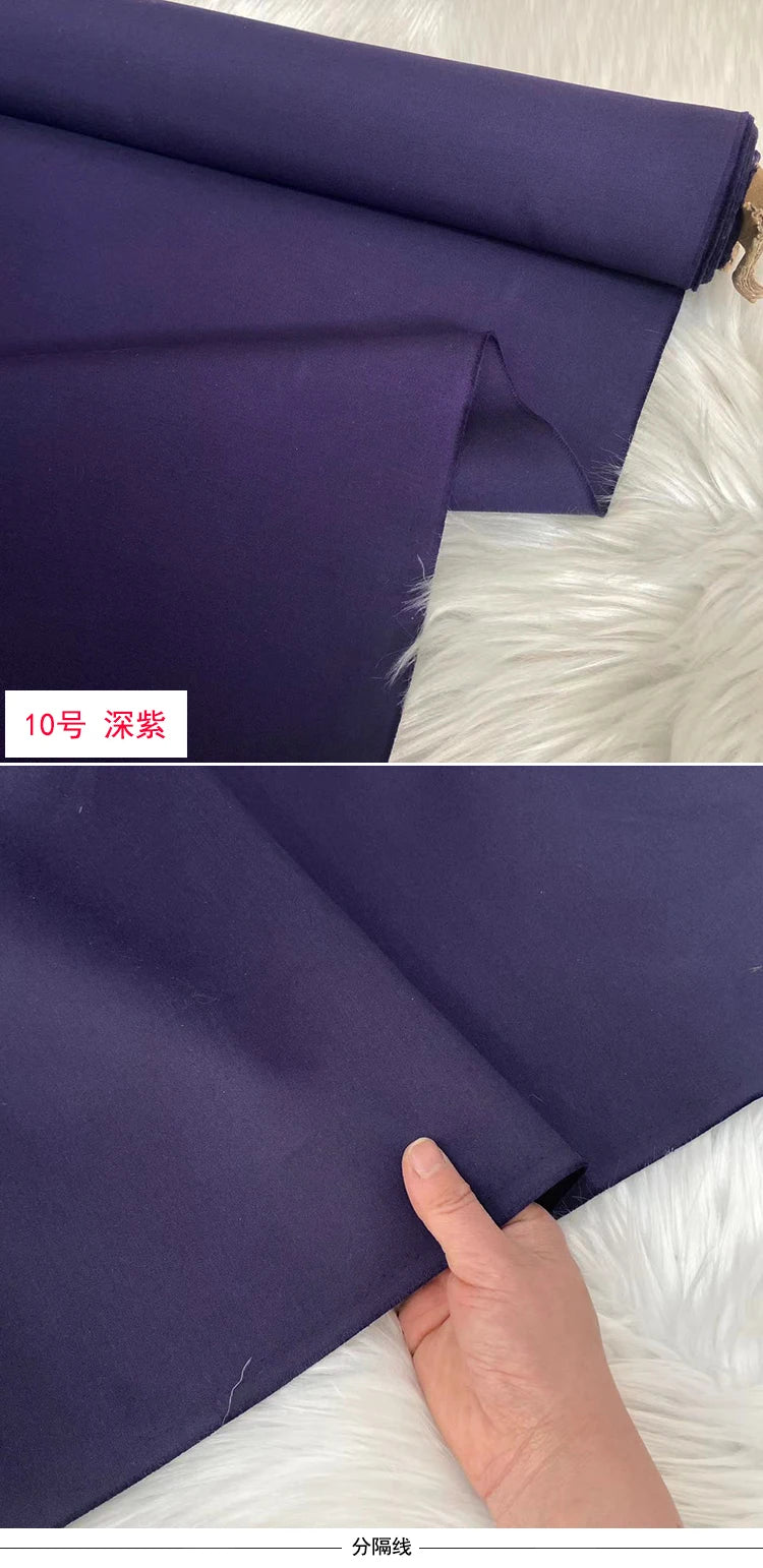 40 Momme Heavyweight Silk-Cotton Fabric – 45" Wide | 30% Mulberry Silk, 70% Cotton | Coats, Jackets & Suits