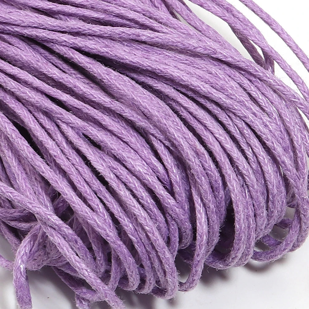 Waxed Cotton Beading Cord – 1mm, 70m Spool | 15 Colors | Bracelets, Necklaces & DIY Jewelry
