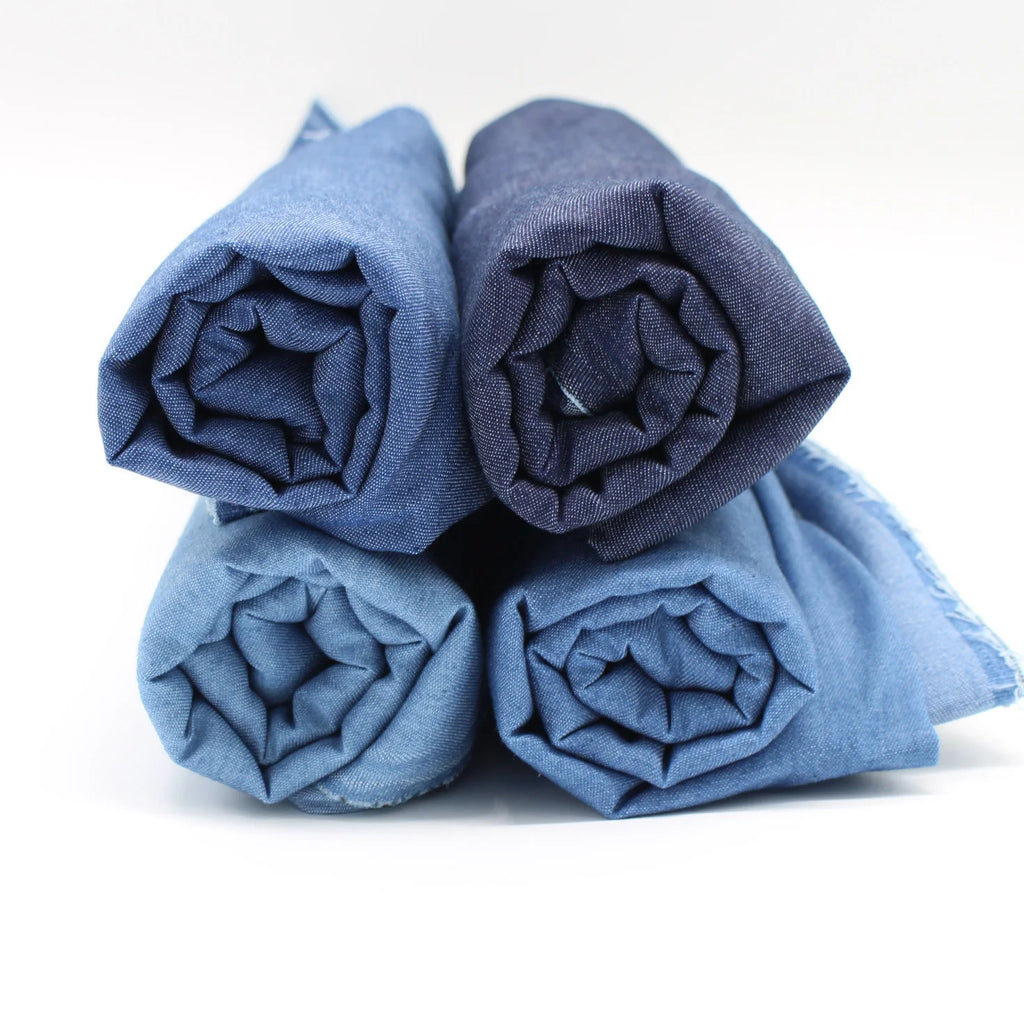 Thin Denim Fabric – 65% Cotton 35% Polyester, 145cm Wide | Hats, Bags, Shirts, Skirts & Pants