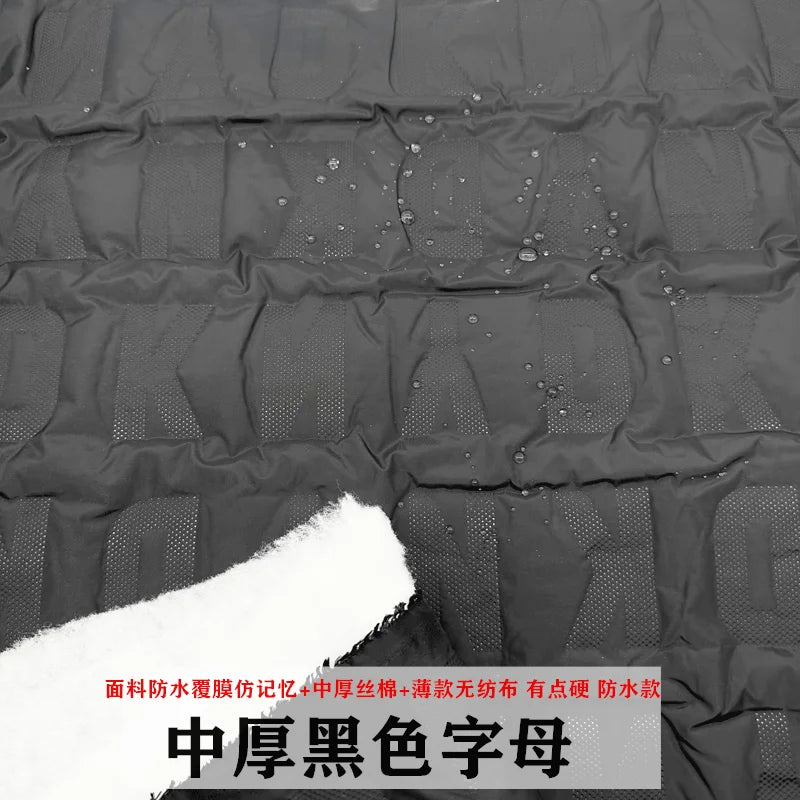 Quilted Lining Fabric by the Meter – 100cm x 145cm Polyester Sewing Cloth