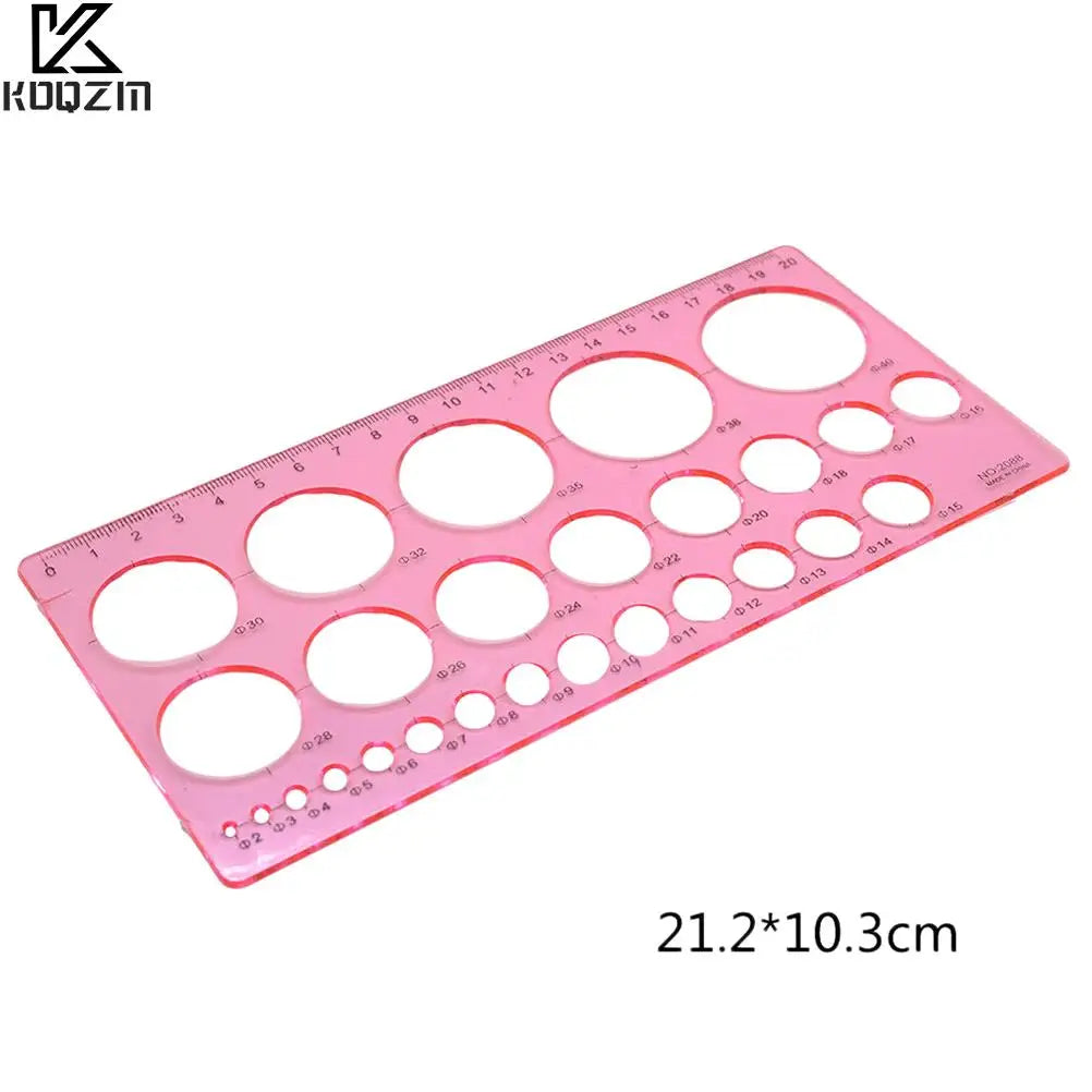 Circle Size Template Ruler for Quilting & Appliqué Design – Quilling & Pattern Making Tool