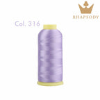 40WT Polyester Embroidery Thread – 5000 Meters per Spool | 128 Colors for Machine & Hand Embroidery