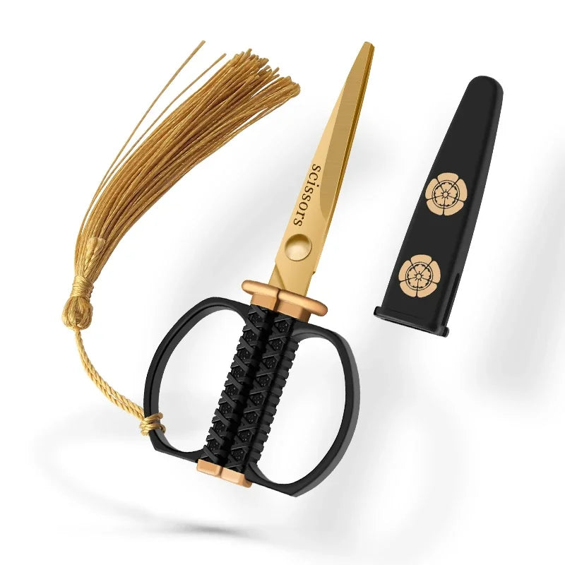 M219 Vintage Stainless Steel Embroidery Scissors – Silvery, Golden & Black