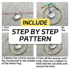 Kit Atrapasueños de Macramé Bohemio – Decoración DIY de Pared y Ventana con Anillo de Cristal