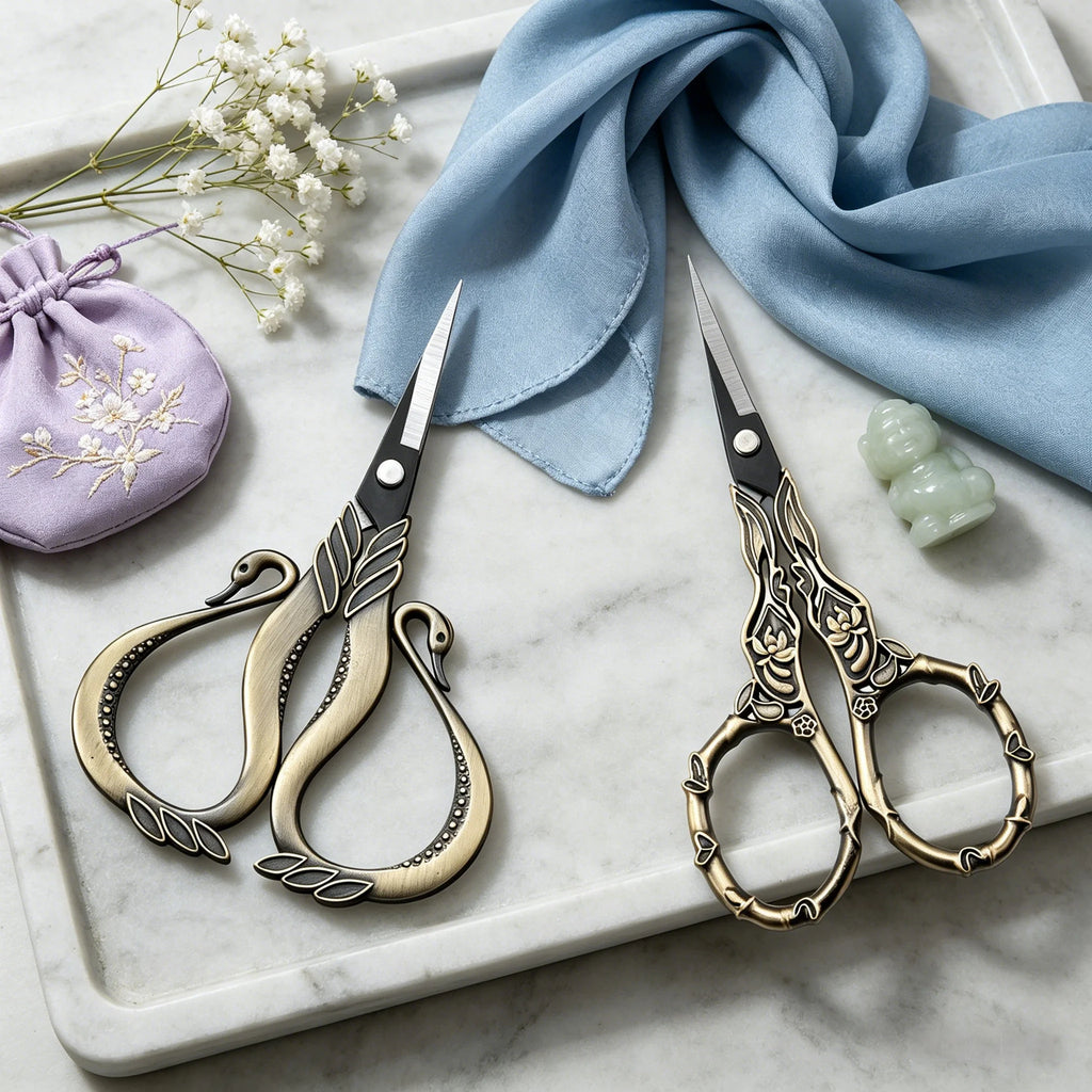 Delicate Embroidery Scissors | Stainless Steel Sewing & Craft Shears
