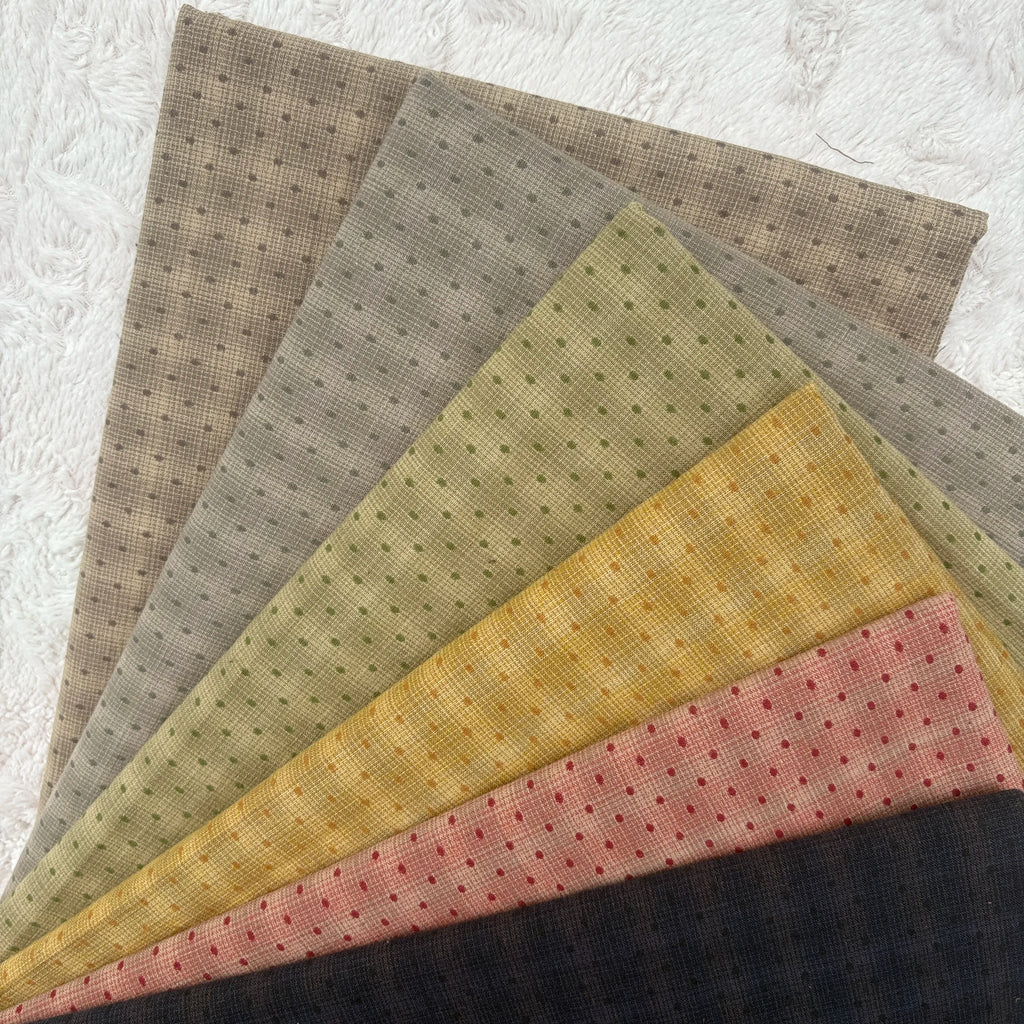 Japanese Yarn-Dyed 100% Cotton Fabric – Fat Quarter Bundle | Floral, Dot & Cartoon Prints