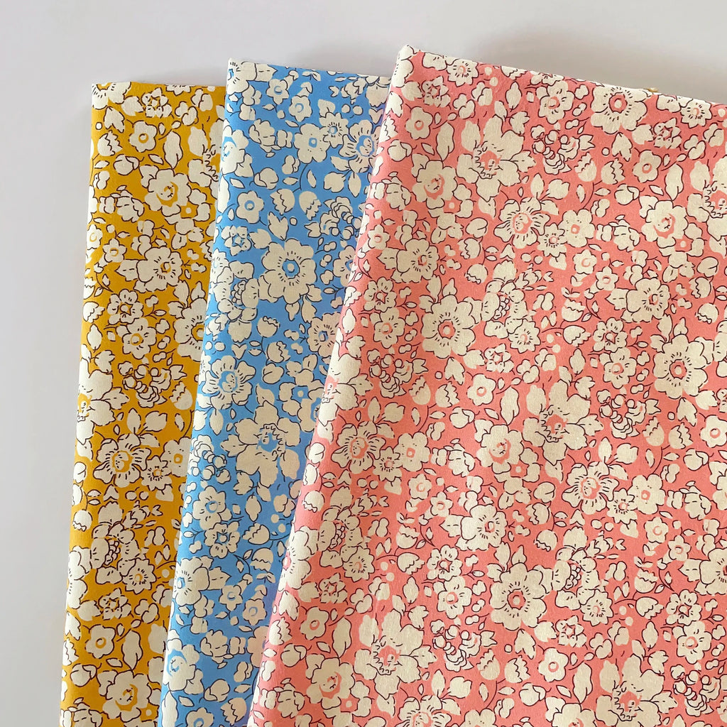 Vintage Floral Print 100% Cotton Poplin Fabric | 145cm Wide | 0.5m–5m | Quilting & Dress Sewing