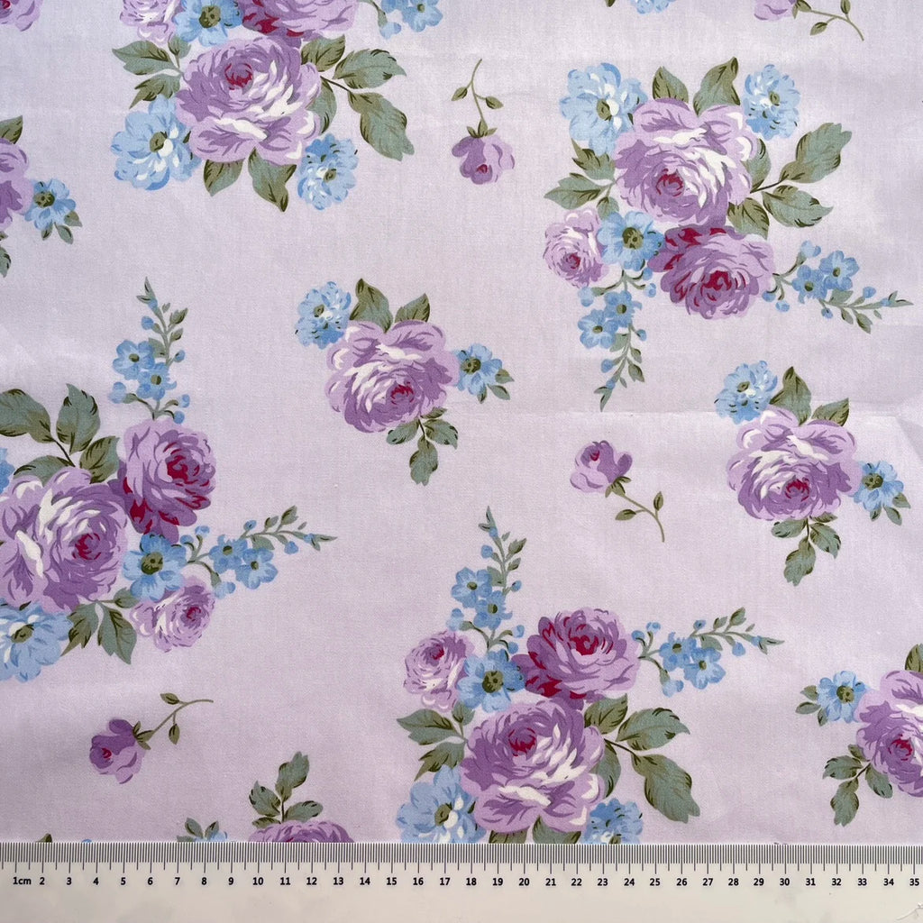 Printed Pure Cotton Twill Fabric – 50cm x 160cm (19.7" x 63")
