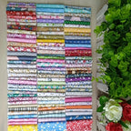 150-Piece Cotton Fabric Squares for Quilting & Crafts