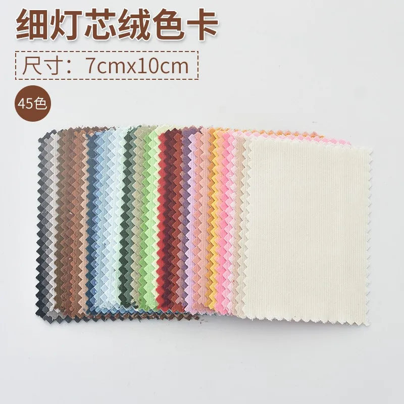 145*50cm/Pcs In Stock 21 Corduroy Fabric Cotton High Quality Plain Cotton Corduroy Fabric for Clothing