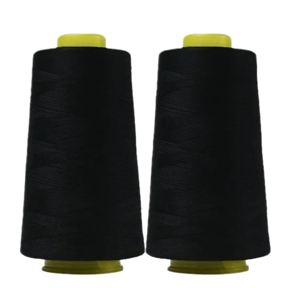 Serger Thread 100% Polyester – 3000 Yards per Roll | Black & White Cones