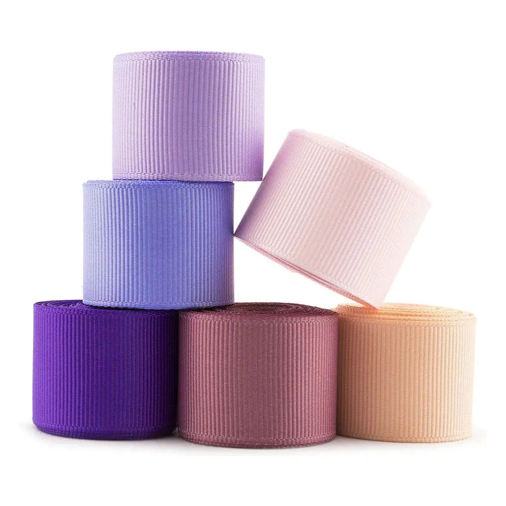 Solid-Color Polyester Ribbon – 10-Meter Roll