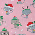 Christmas Twill Cotton Fabric – Santa, Trees & Holiday Prints, 0.5m x 1.6m