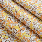 Small Floral Print Cotton Poplin Fabric – 145cm Wide | 6 Color Options