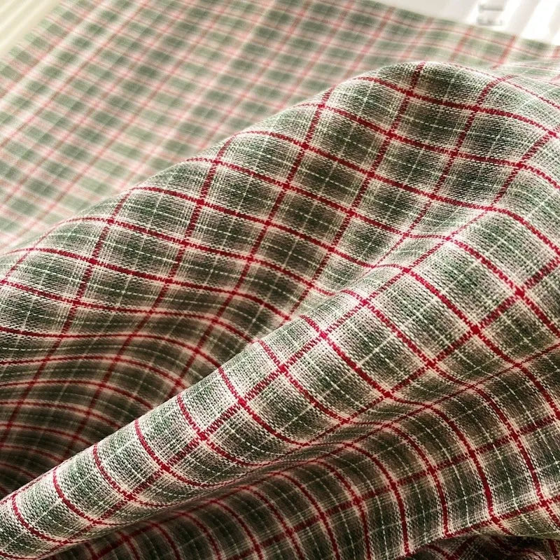 Classic Check Poly-Cotton Fabric | 150cm Wide | Sold by the Meter | Shirts, Cheongsam & DIY
