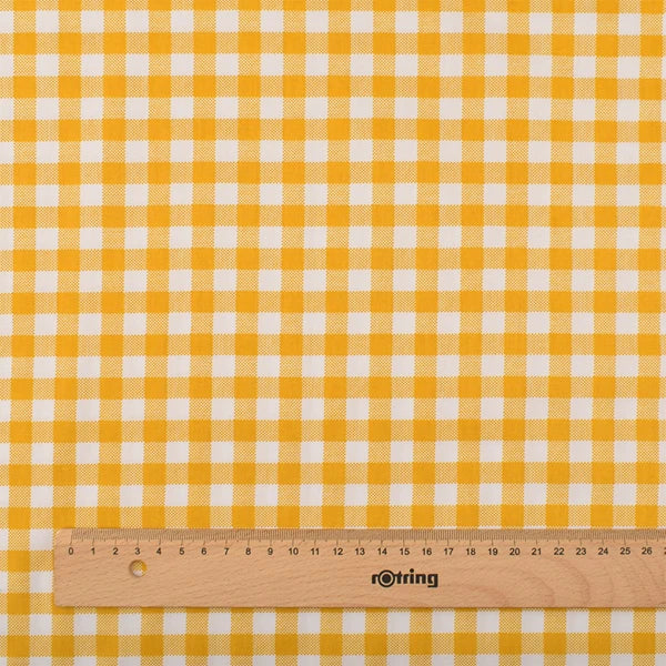 Orange Floral Series Printed Twill Cotton Fabric – 40s Weight