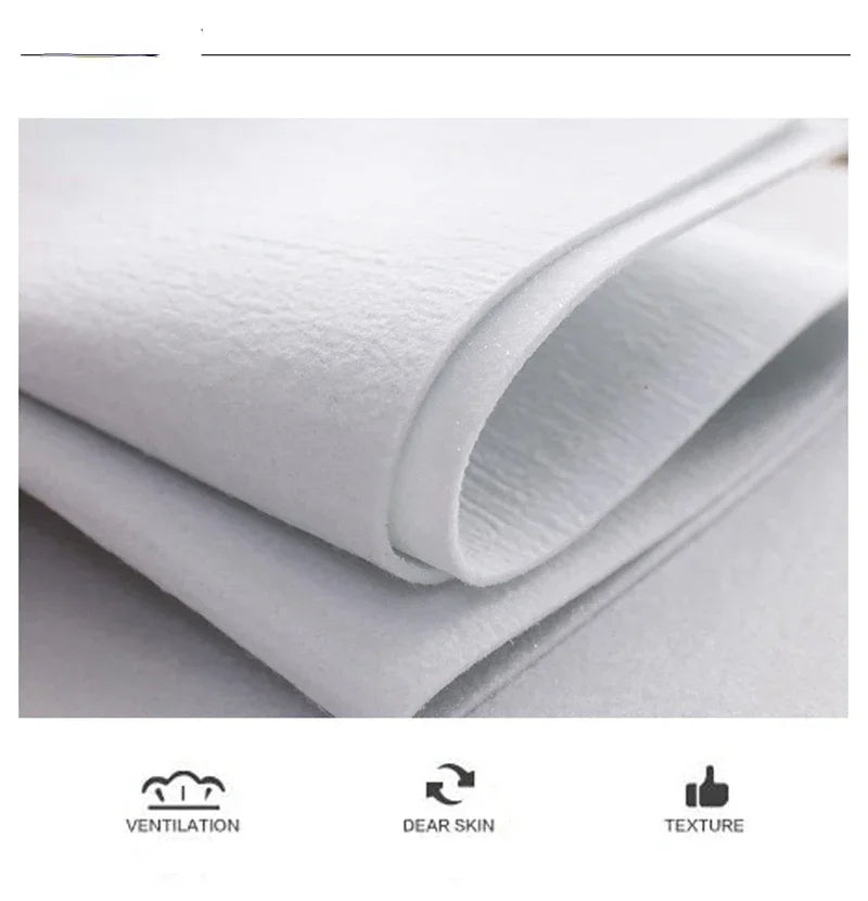 Iron-On Fusible Interfacing | Single-Sided Adhesive Interlining | 90cm Wide
