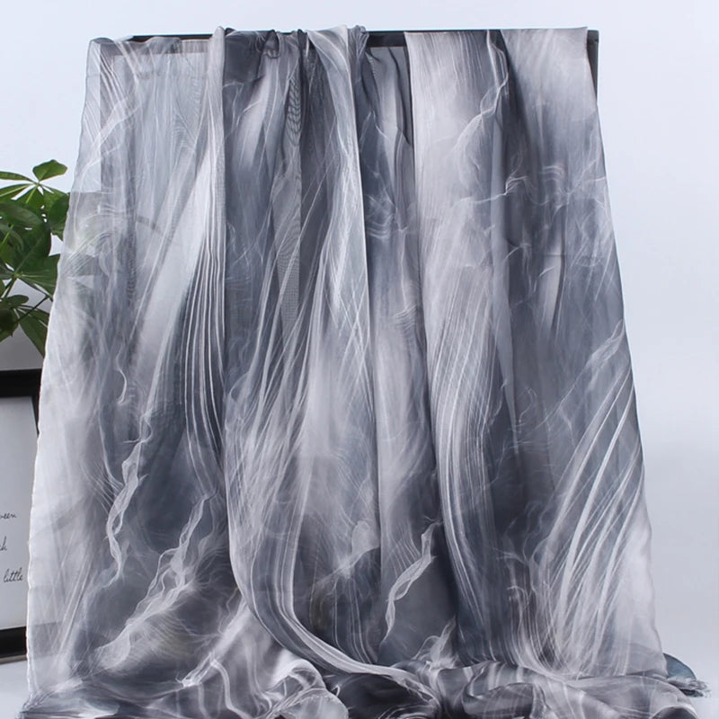 30D Gradient Chiffon Fabric – Semi-Sheer & Elegant | 150 cm Wide (59 in)