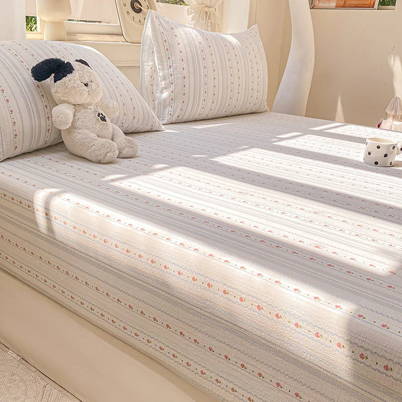 Polyester Microfiber Fitted Sheet Sets – 2-Piece or 3-Piece