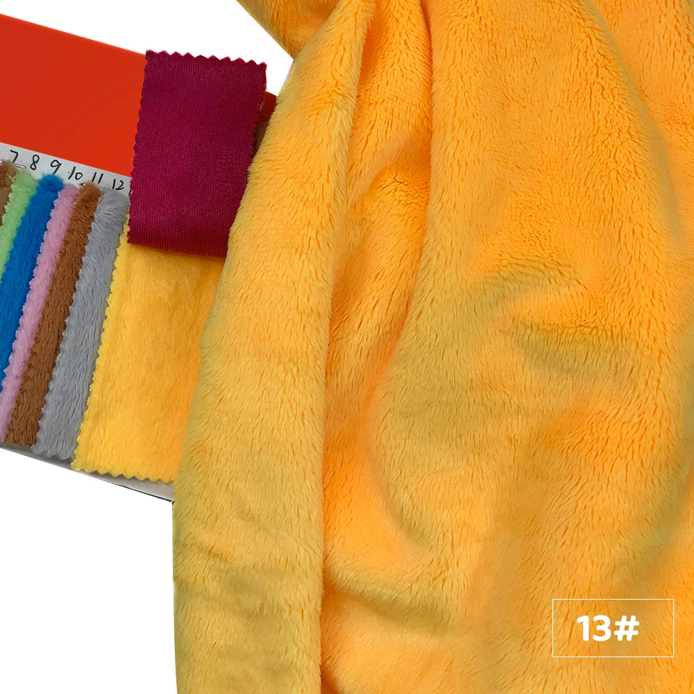 Tela de felpa de imitación de piel de 5 mm – Pelo suave, 45x50cm, 30 colores