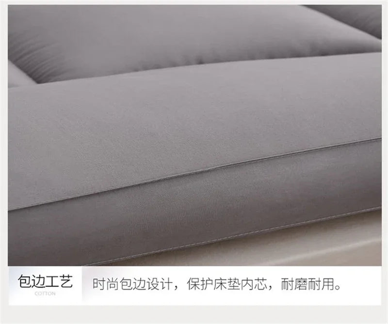 All-Season Quilted Mattress Topper – Soft Thickened Mattress Pad