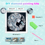 Special Shape Diamond Art Painting Kit – DIY 5D Crystal Mosaic | 30x30cm | Home Wall Décor & Gift