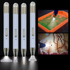 5D DIY Accesorios de Pintura de Diamantes Plástico Iluminado Kit de Pintura de Diamantes Multifuncional para Dibujo Artesanal para Niños Adultos