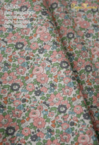 145cm Floral Cotton Poplin Fabric, 50cm Piece